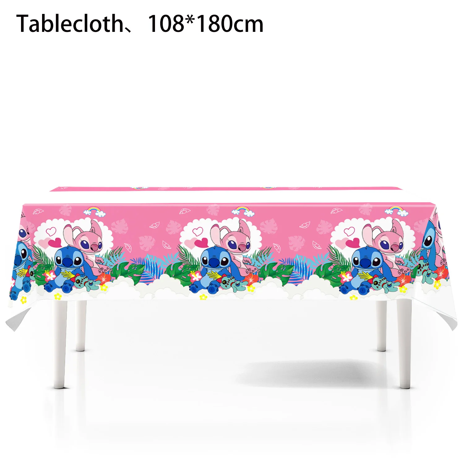 Lilo&Stitch Birthday Party Disposable Tablecloth f
