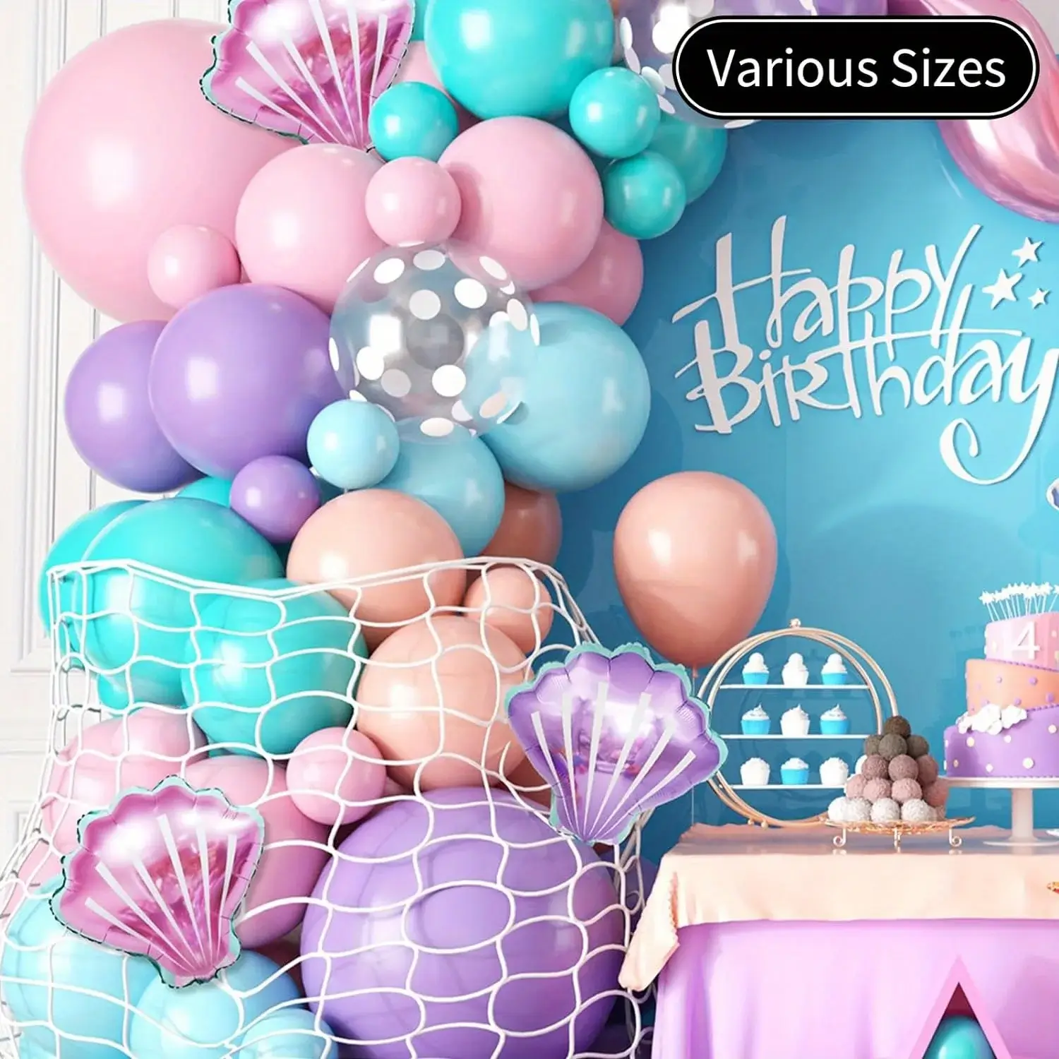 Mermaid Balloon Arch Set