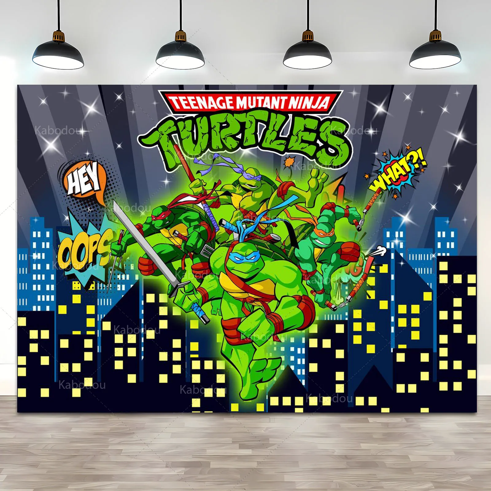 Ninja Turtles, Polyester 200x180cm
