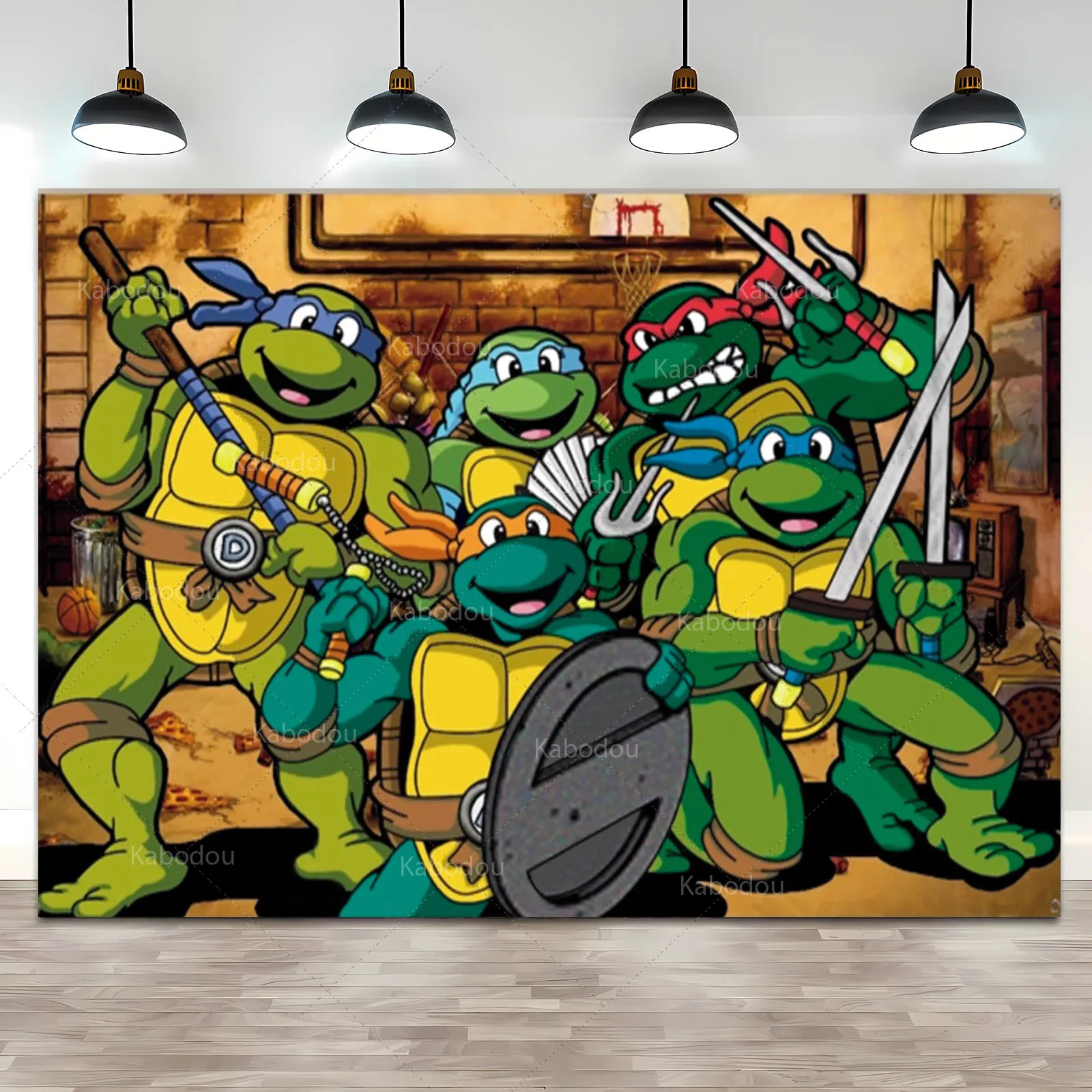 Ninja Turtles6, Polyester 180x120cm