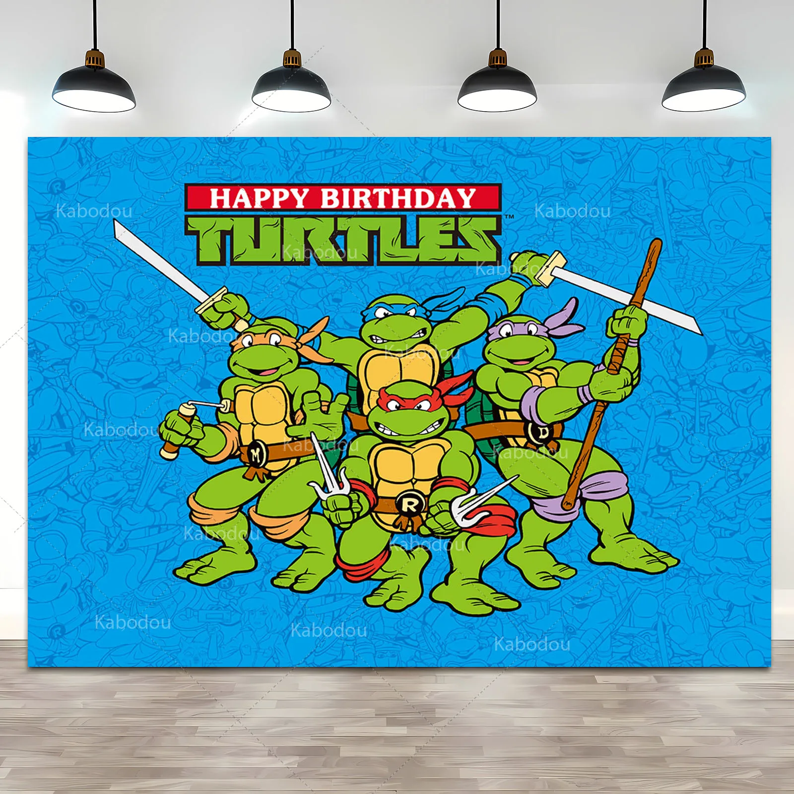 Ninja Turtles, Polyester 180x120cm