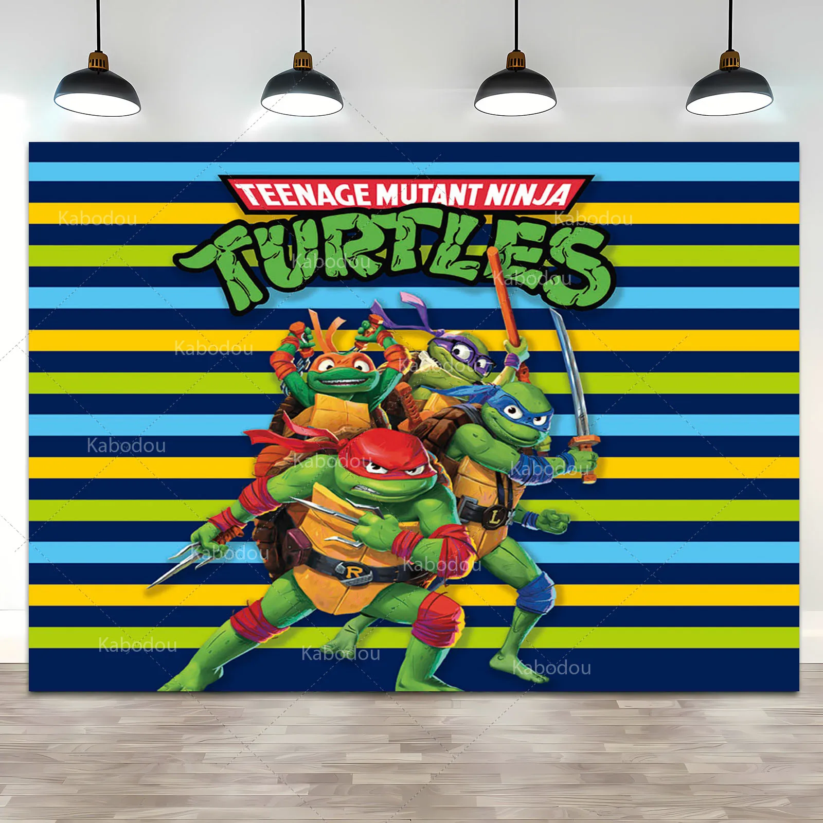 Ninja Turtles, Vinyl 250x200cm