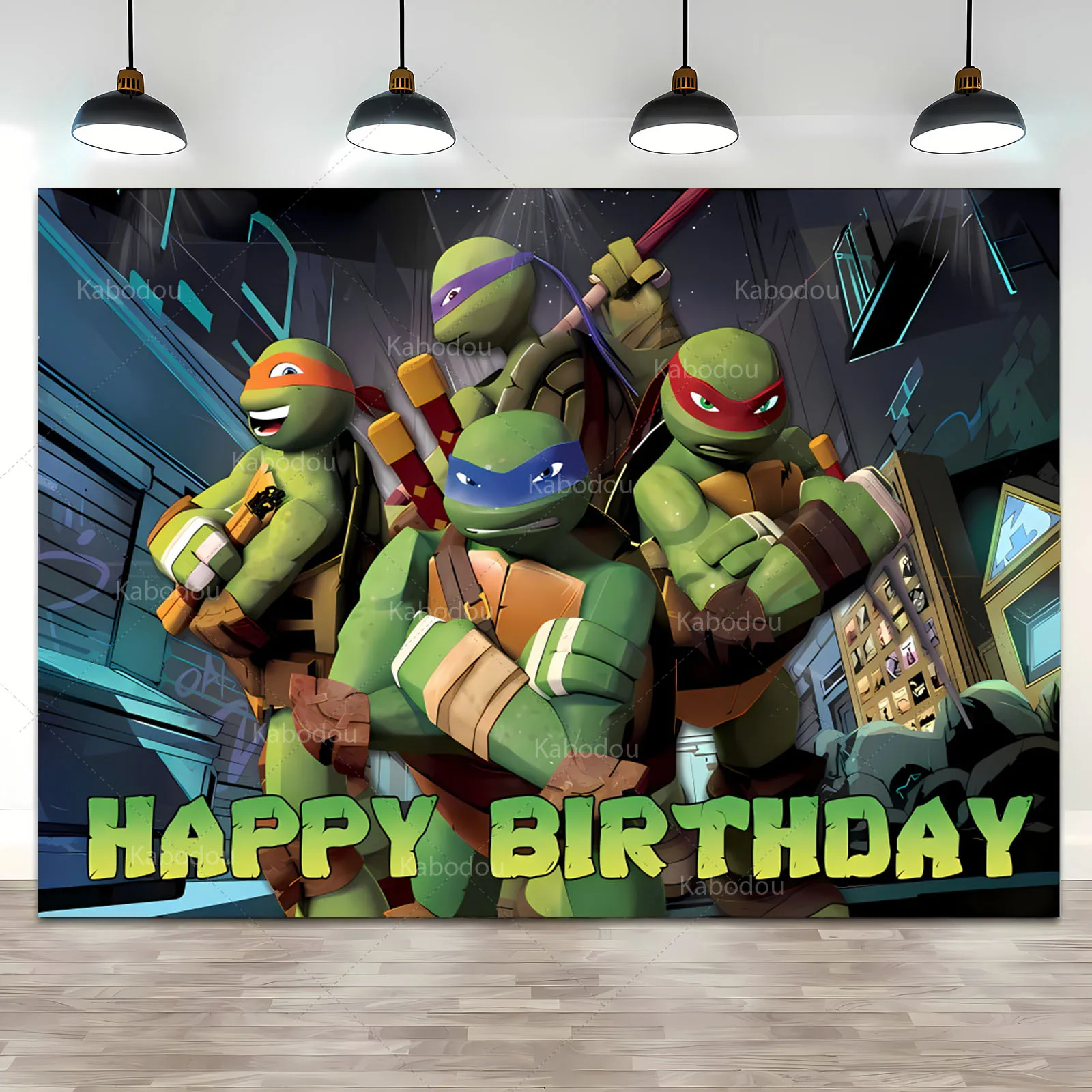 Ninja Turtles, Vinyl 200x180cm