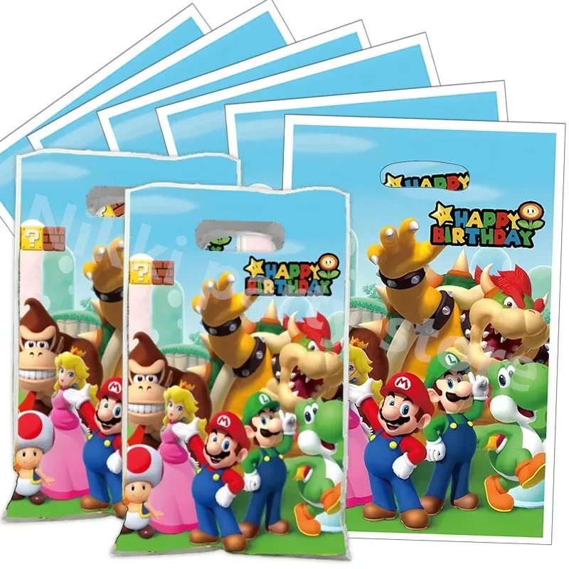 Super Bros Gift Bag Birthday Party Decor Marios Pl