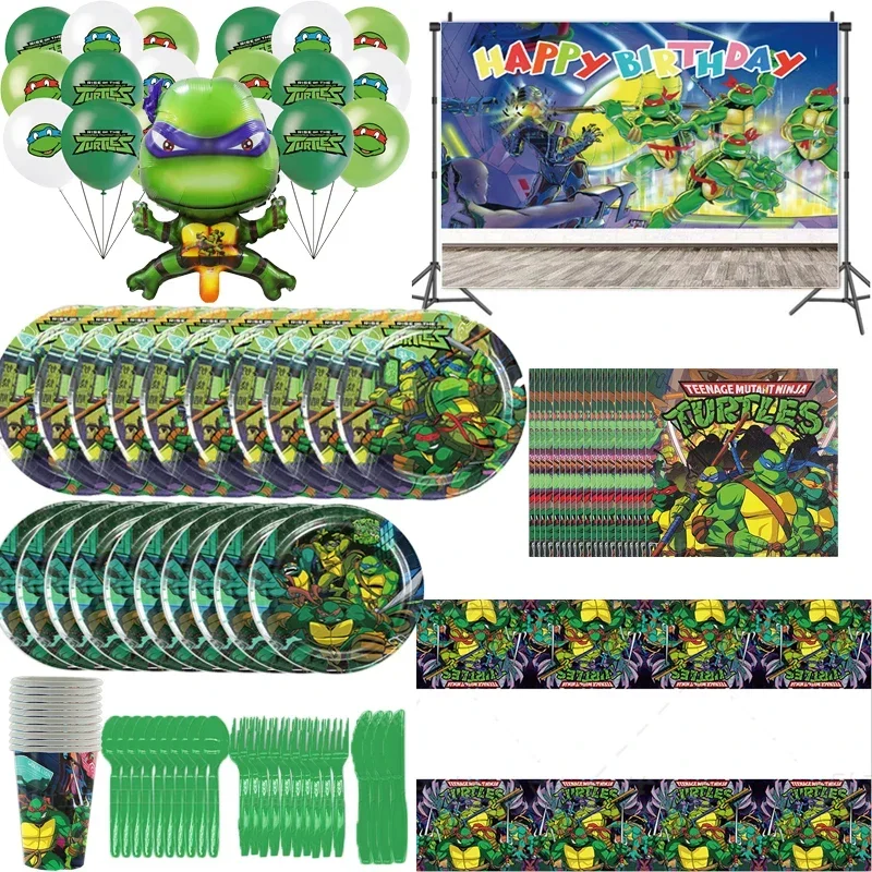 Hot DIY Anime Ninja turtle Birthday Party Articles
