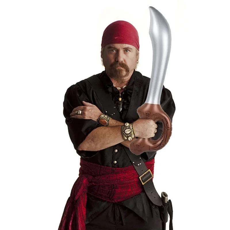 12 Pcs Inflatable Pirate Swords Halloween Toy Swor