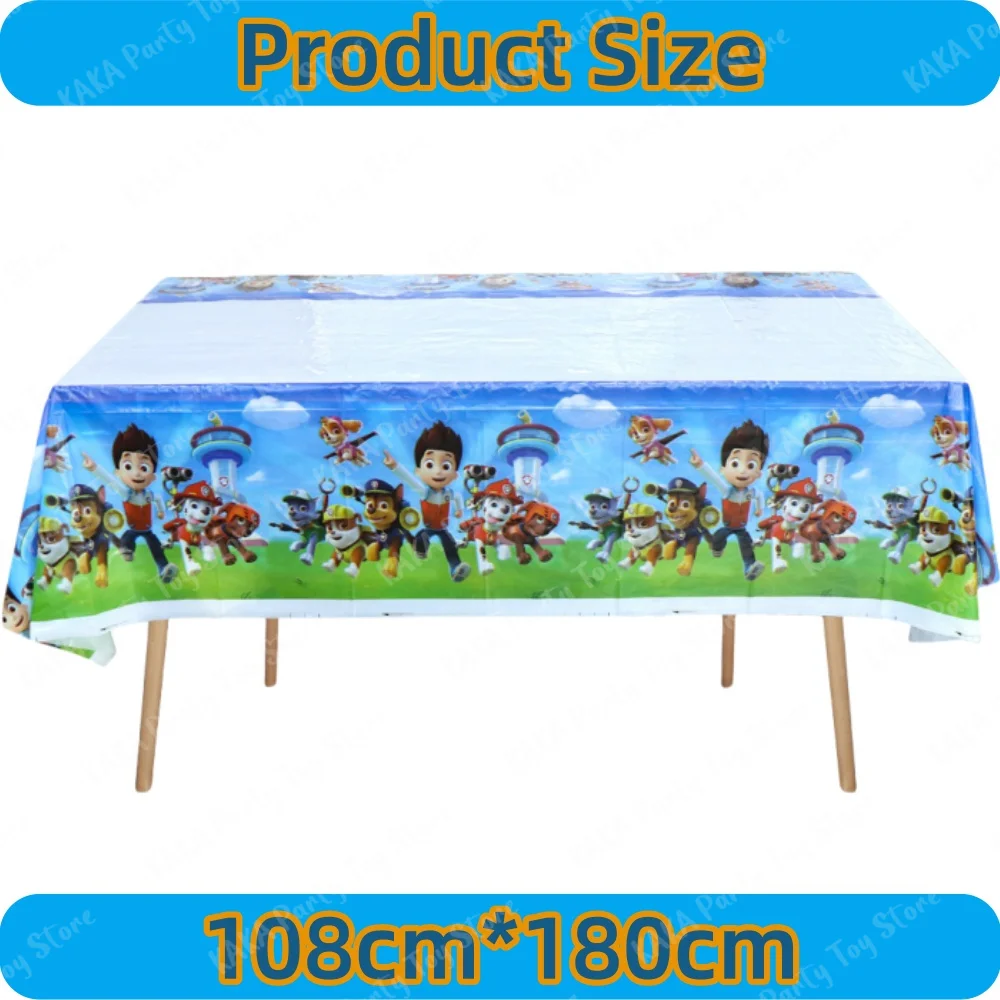 66Pcs Rescue Pups Birthday Decoration Set Latex Ba