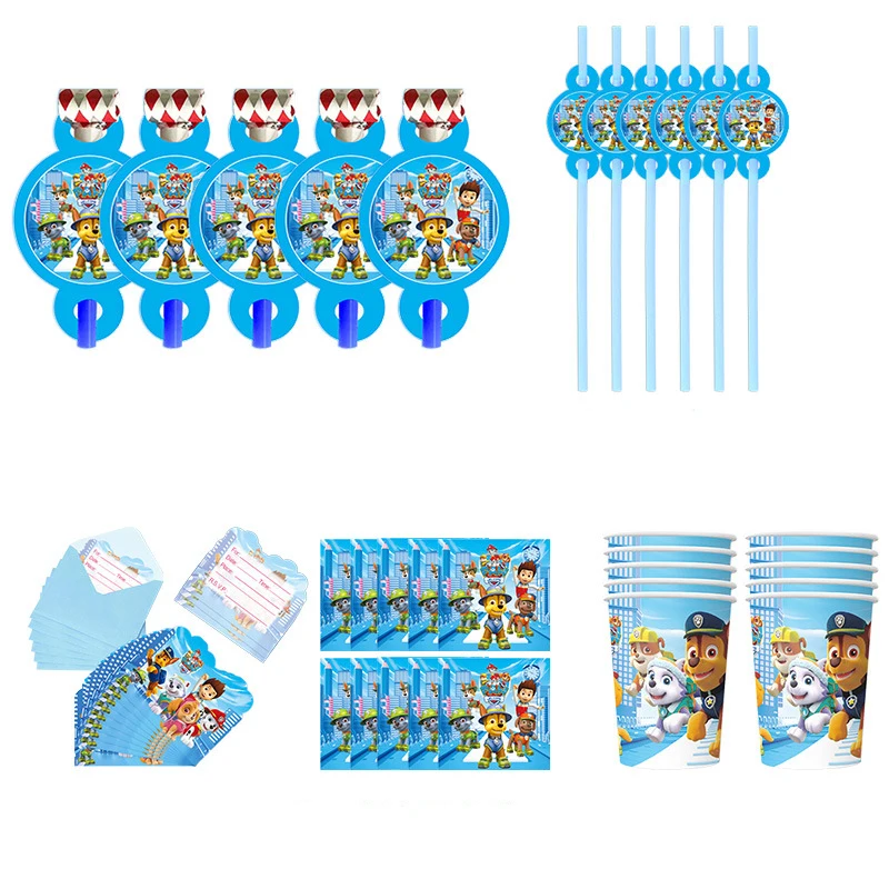 Rescue Pups Theme Birthday Party Supply Disposable