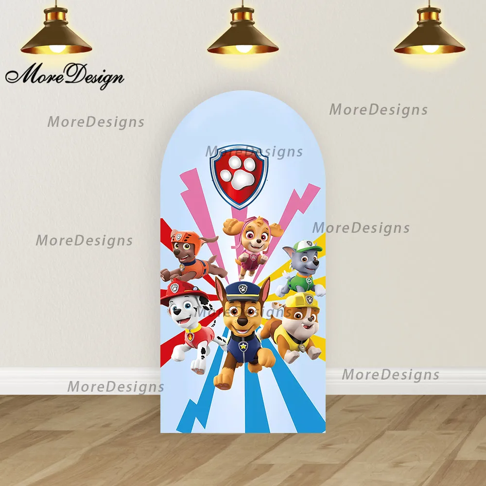 Rescue Pups Arch Photo Backdrop Baby Shower Decora