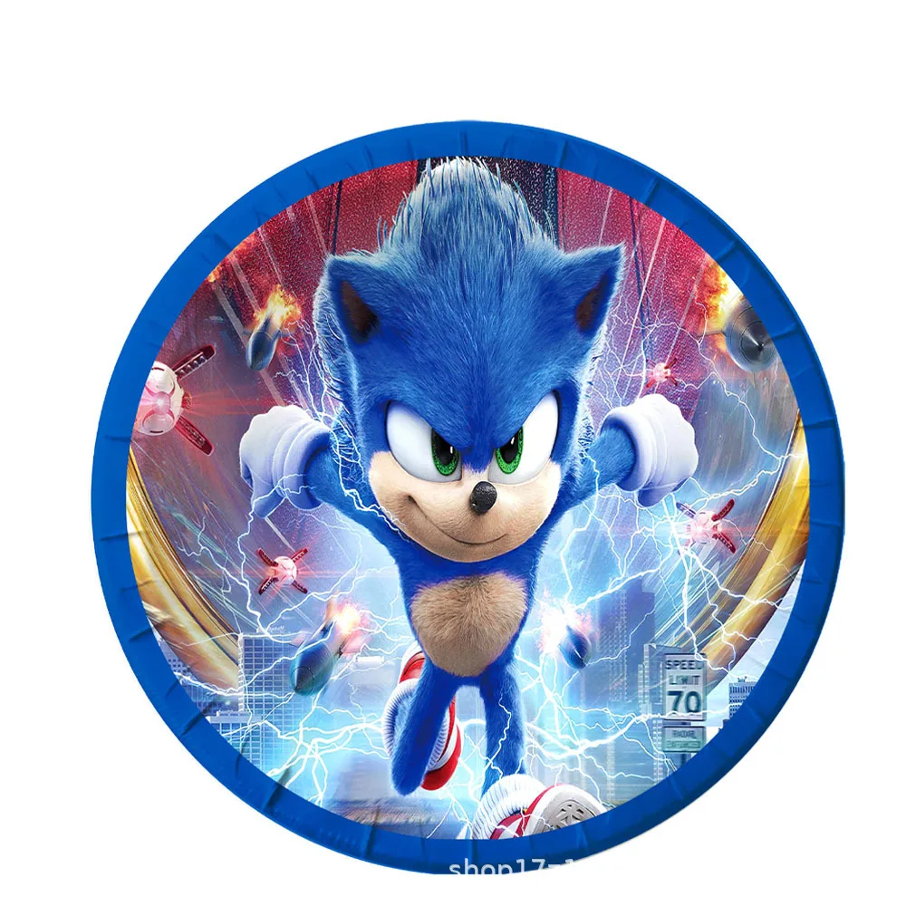 New Sonic Birthday Party Decoration Hedgehog Actio