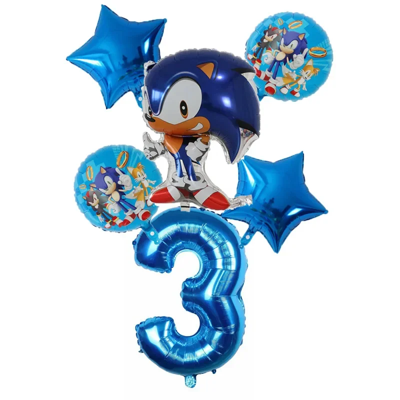 Cartoon Sonic Cartoon Balloon Digital Combo Set Bo
