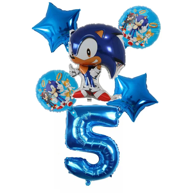 Cartoon Sonic Cartoon Balloon Digital Combo Set Bo