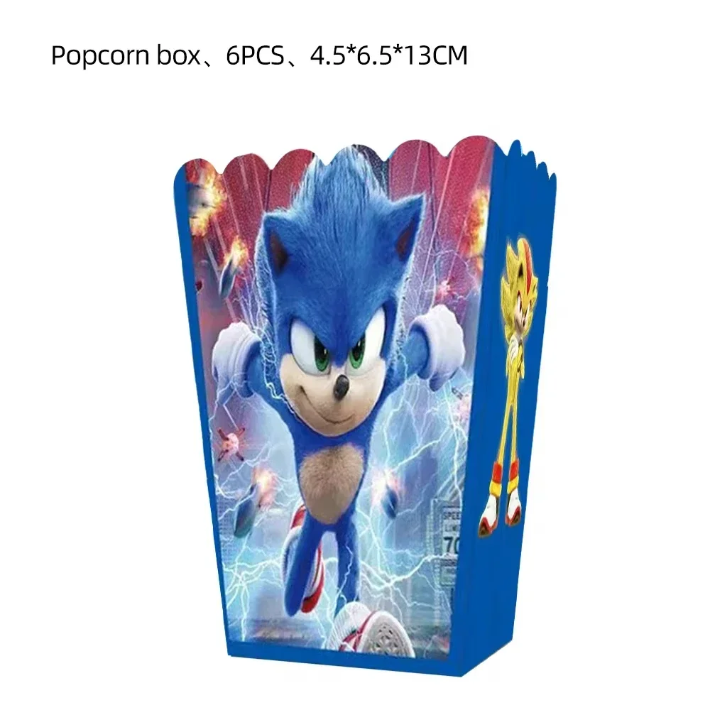 6pcs popcorn box