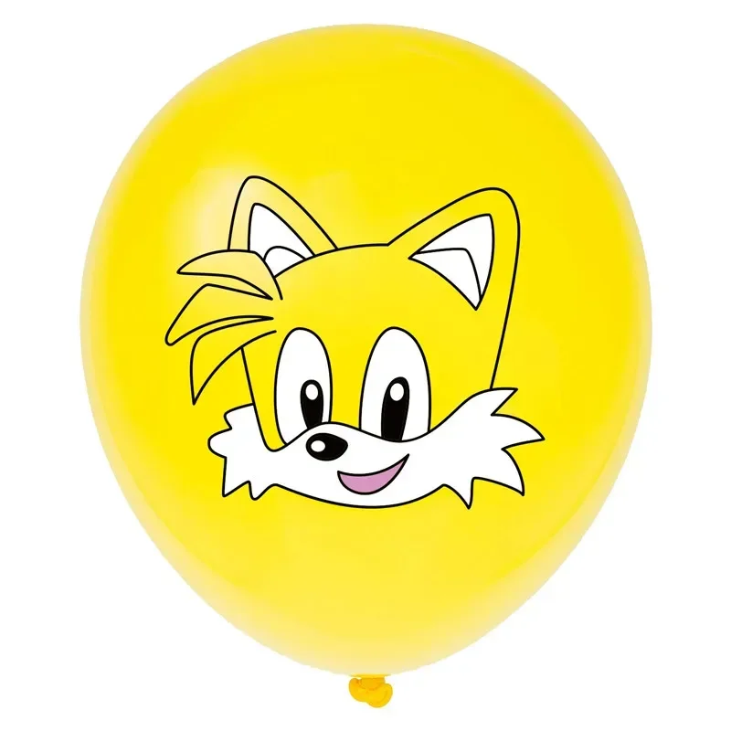10pcs Sonic Latex Balloons Sonic Superhero Game Fa