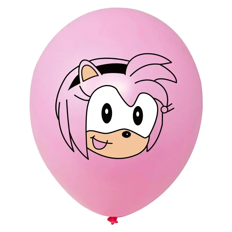 10pcs Sonic Latex Balloons Sonic Superhero Game Fa