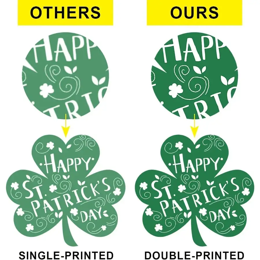 St Patricks Day Window Clings Decorations 109 PCS 