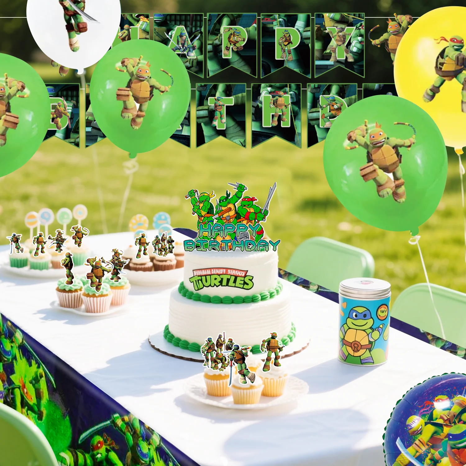Ninja Turtles Party Decorations,43 Pcs Ninja Turtl