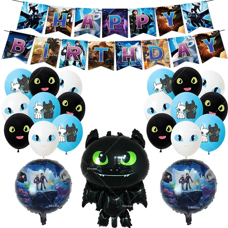 1set How To Train Dragoned Balloons No Teeth Tooth