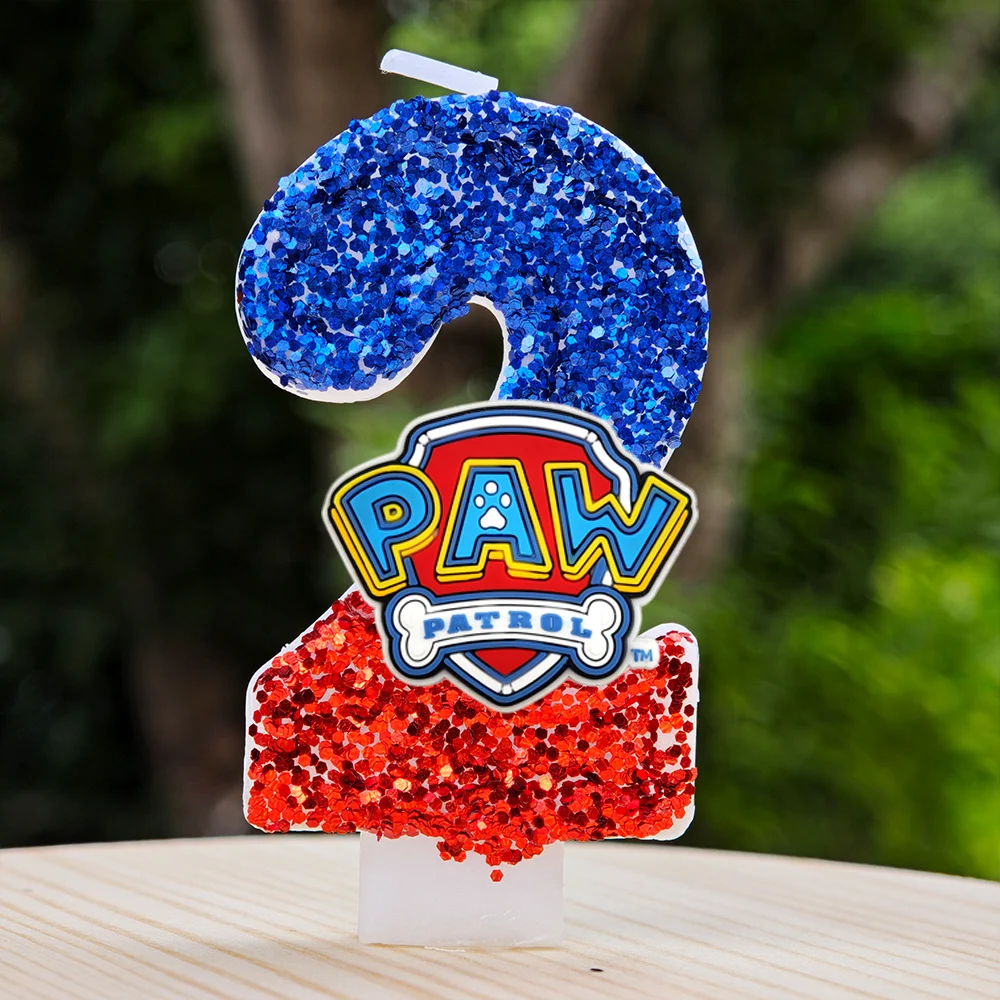 Rescue Pups Candle 0-9 Number Candle Rescue Pups C