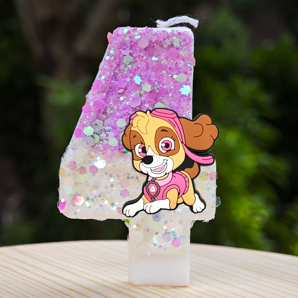 Rescue Pups Candle 0-9 Number Candle Rescue Pups C