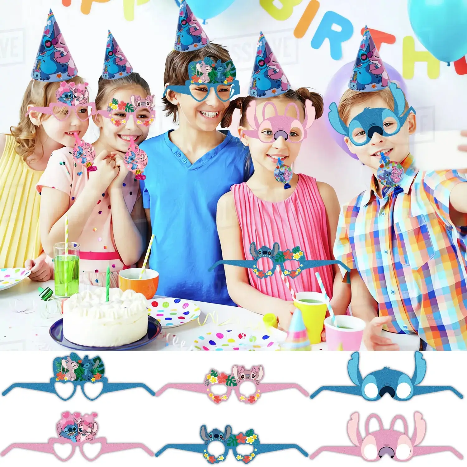 36 Pcs Stitch Birthday Party Supplies-Stitch Party