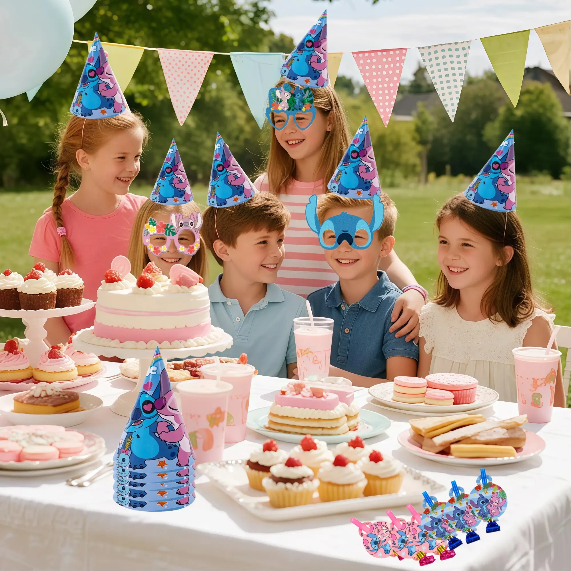 36 Pcs Stitch Birthday Party Supplies-Stitch Party