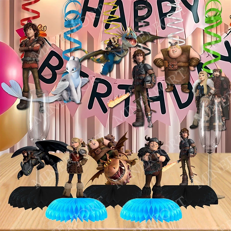 How to Train Your Cartoon Dragon Spiral Swirl Hone