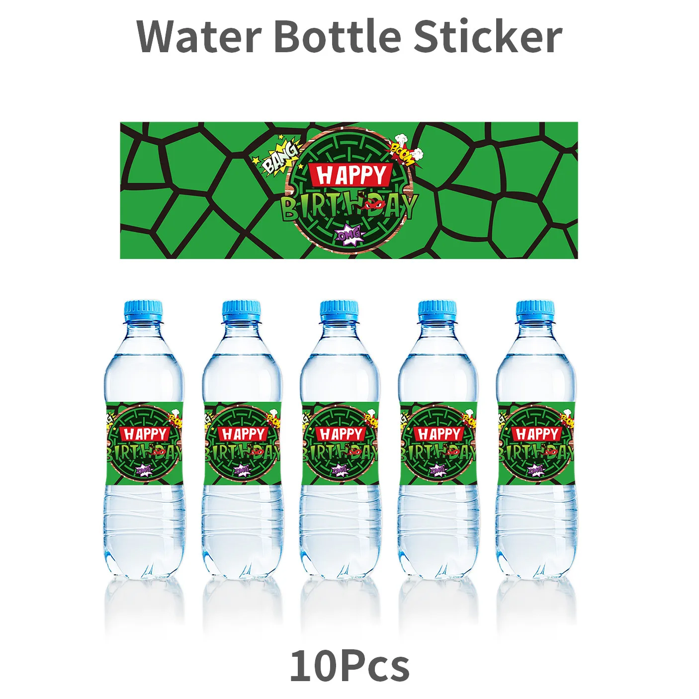 10pcs bottle sticker