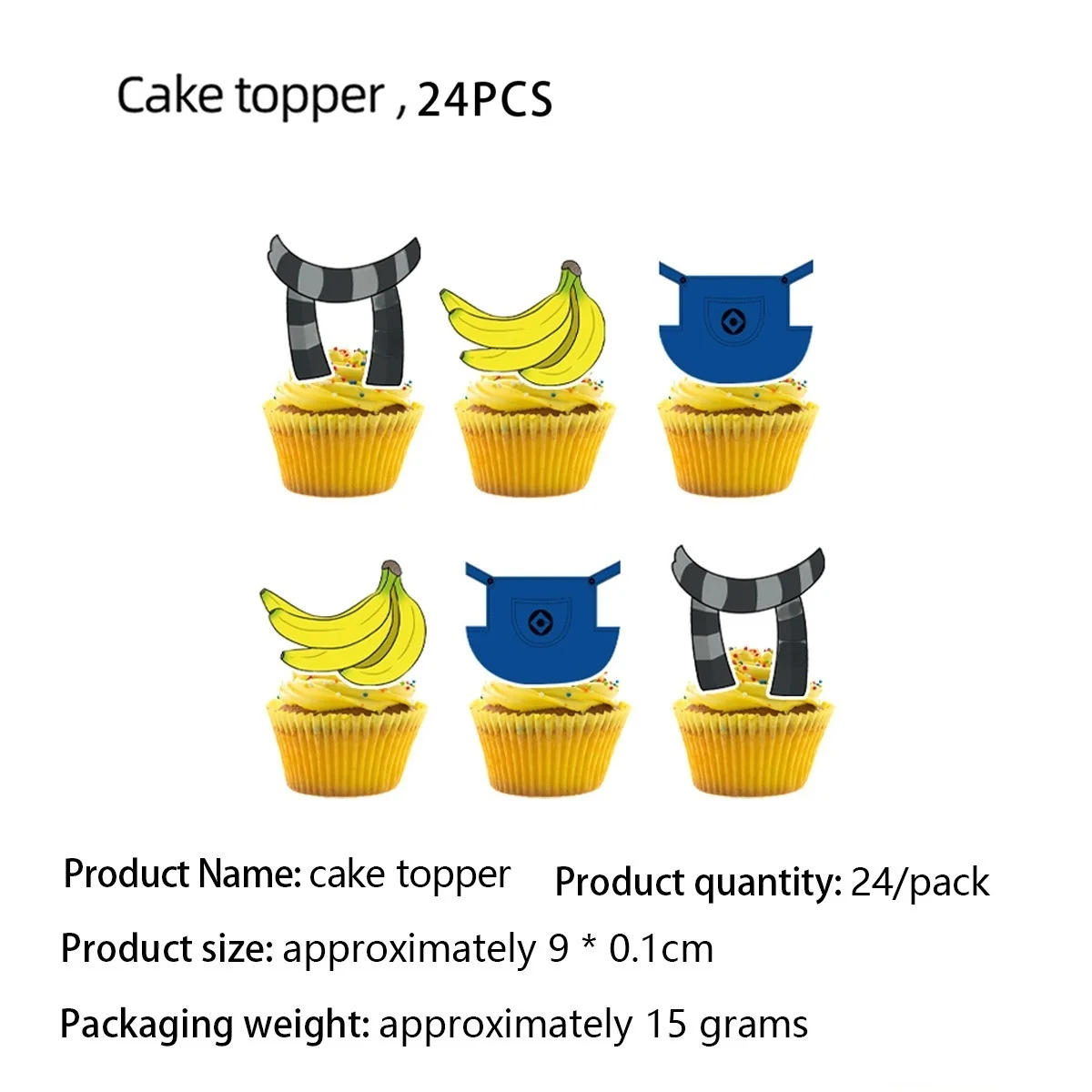 24pcs cake topper, other