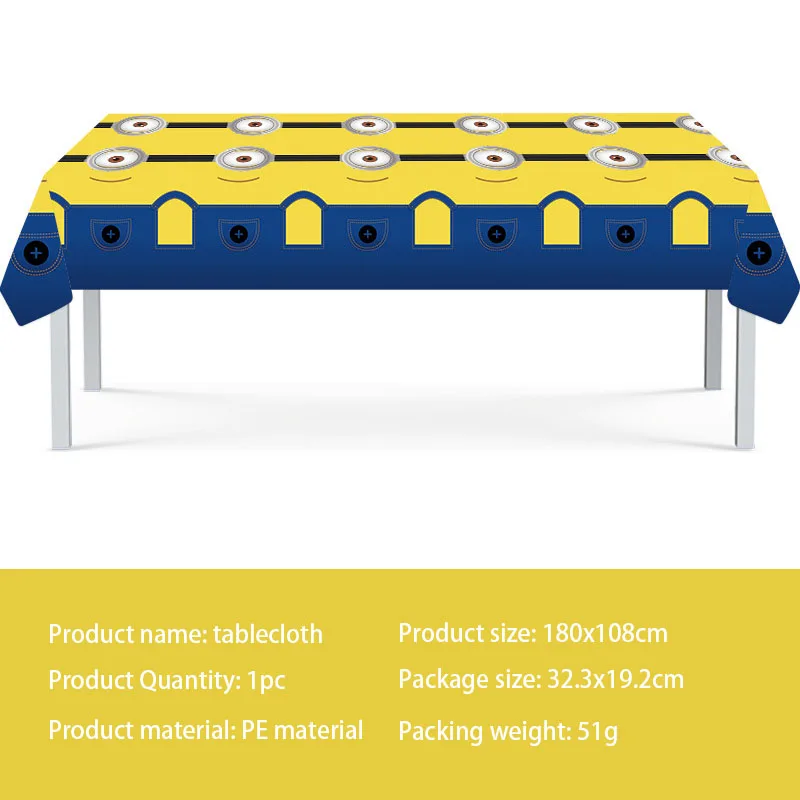 Cartoon Minions Theme Birthday Party Decoration Di