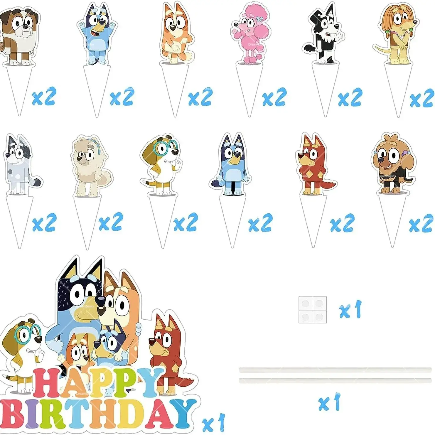 25pcs Cake Toppers, Other
