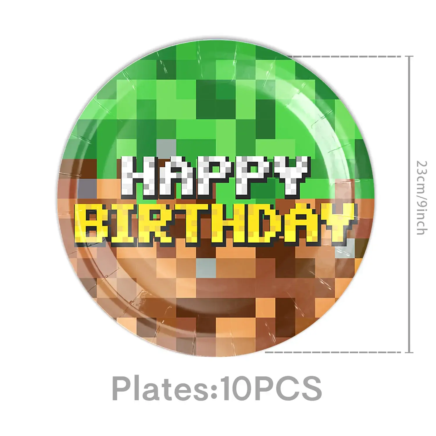 Hot Game Minecraft Birthday Party dinnerware Dispo