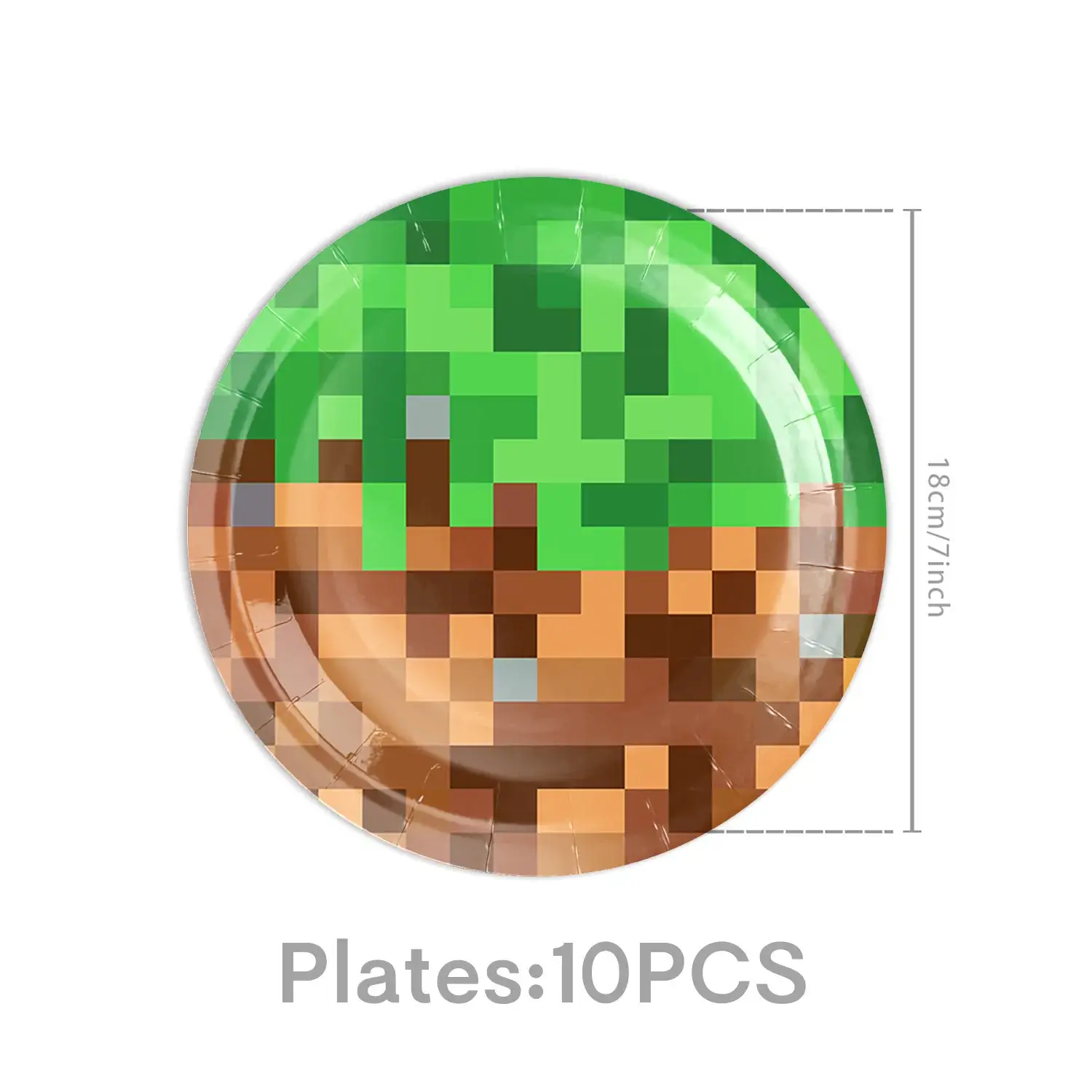 Hot Game Minecraft Birthday Party dinnerware Dispo