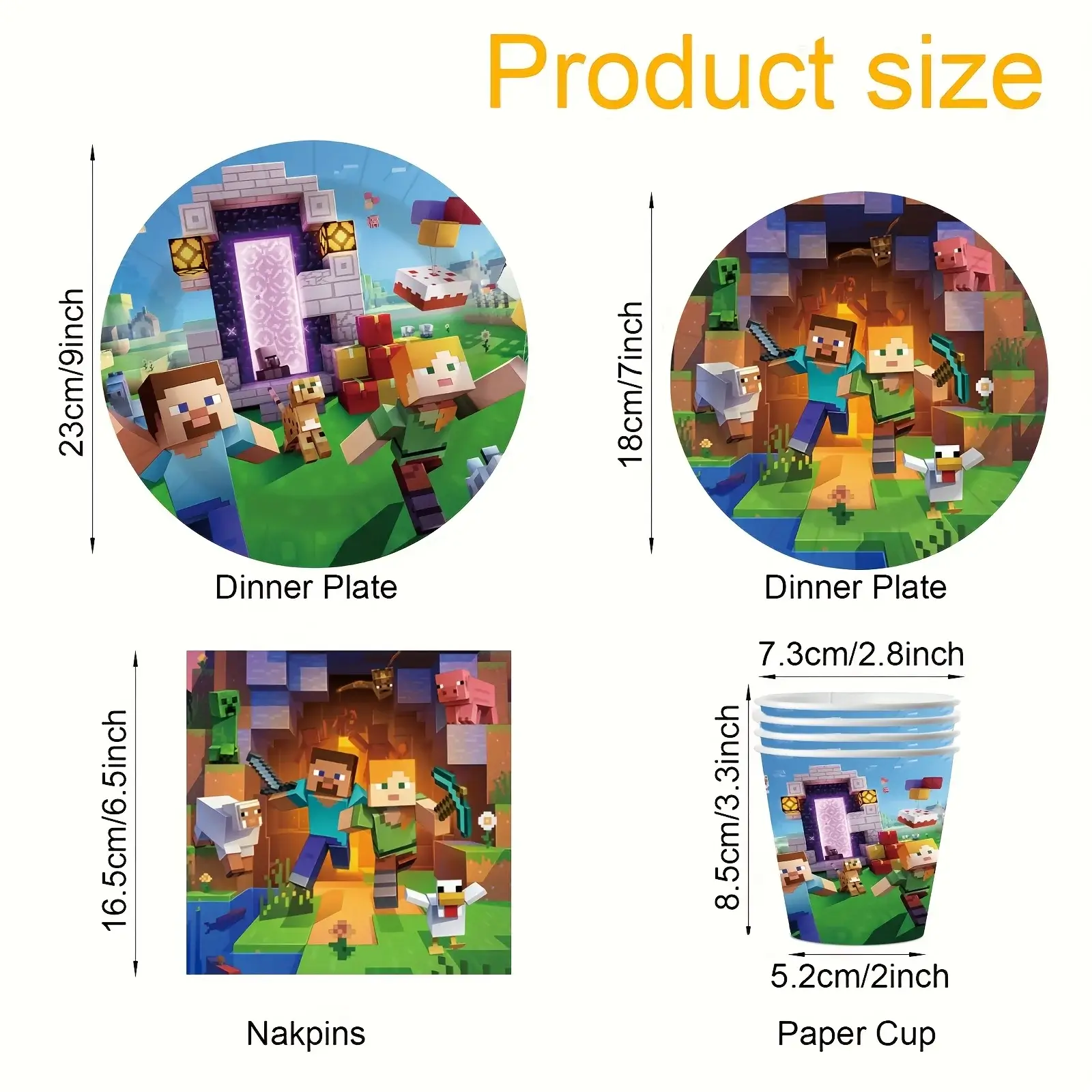 My World Birthday Party Decoration Supplies Dispos