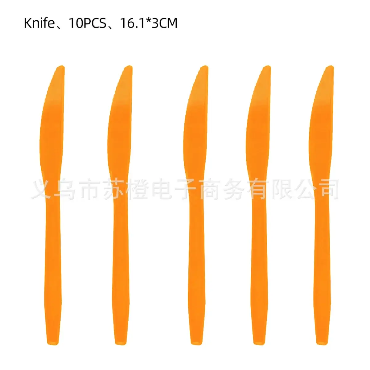 Orange knife 10 pcs, As show