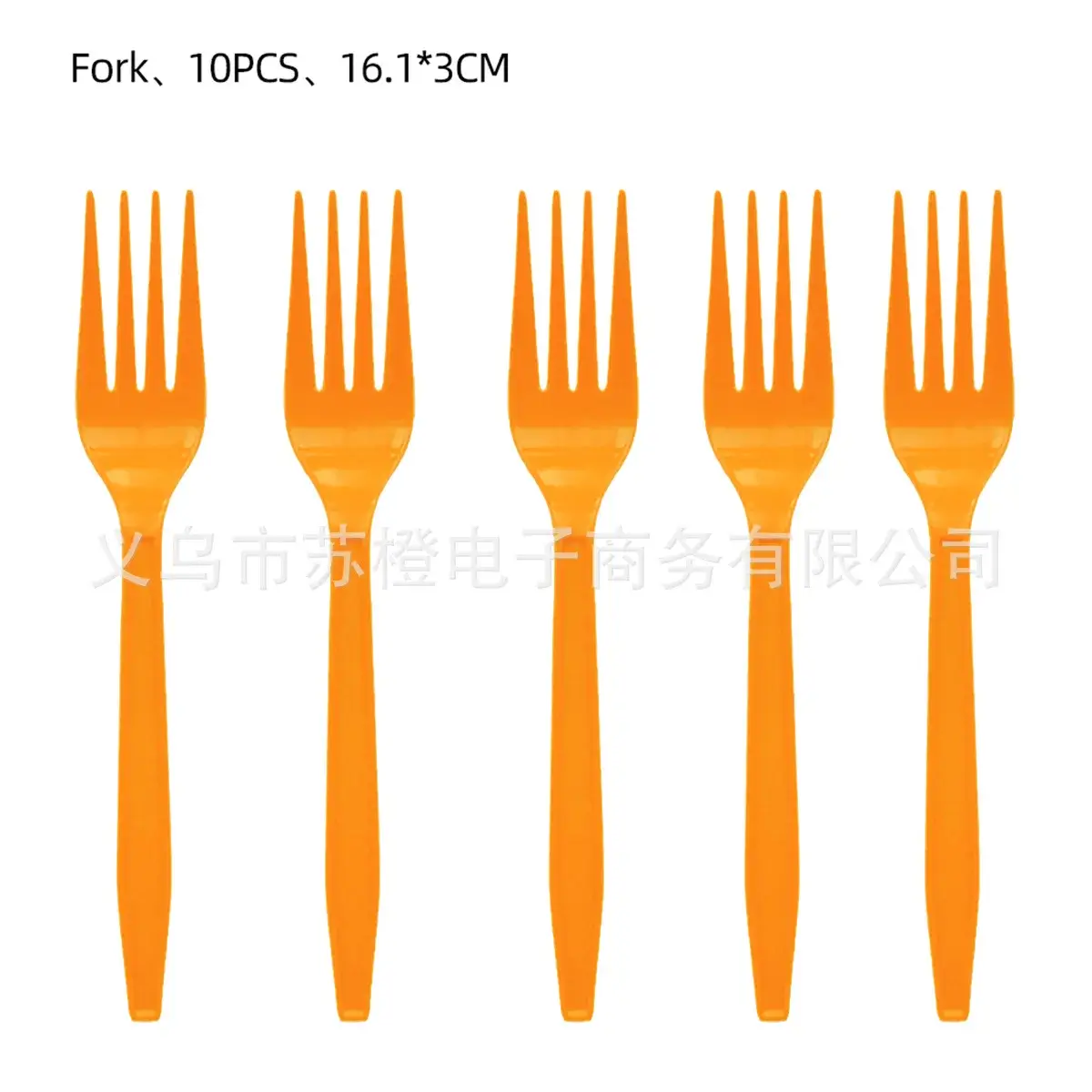 Orange fork 10 pcs, As show