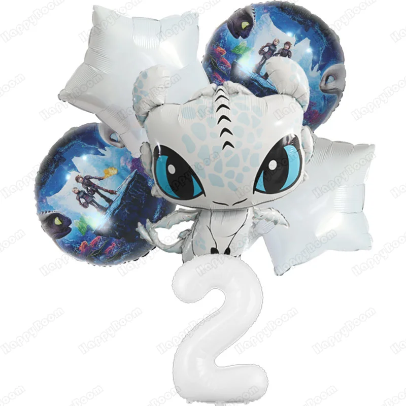 6pcs Cartoon How To Train Your Dargon Theme Toothl