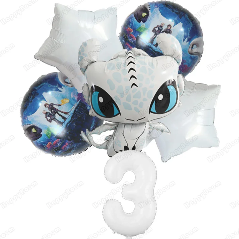 6pcs Cartoon How To Train Your Dargon Theme Toothl