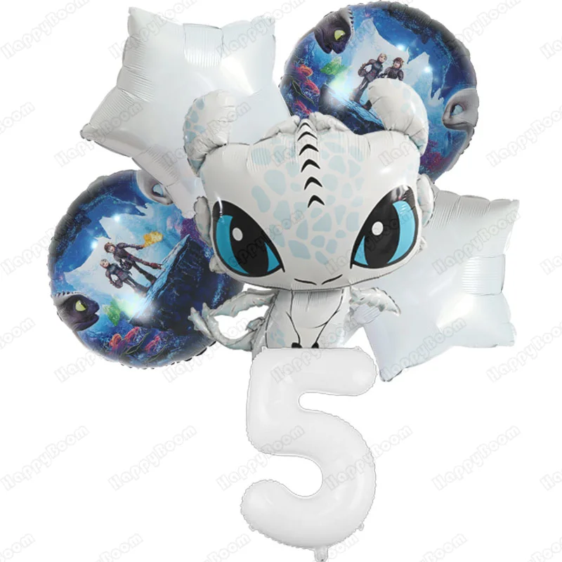 6pcs Cartoon How To Train Your Dargon Theme Toothl