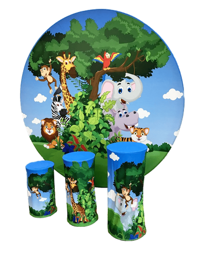 Jungle Backdrop 🌿🦒🎉