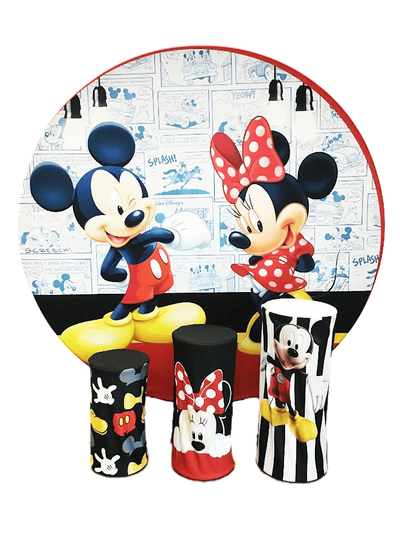 Mickey and Minne Backdrop