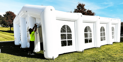 Huge Luxury Inflatable Event Tent (33 ft L x 23 ft W x 11.5 ft H)