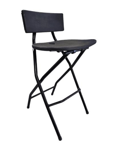 Bar Stool Folding Black