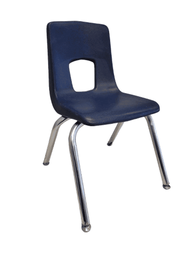 Kid Chair Stackable Blue 13 inch