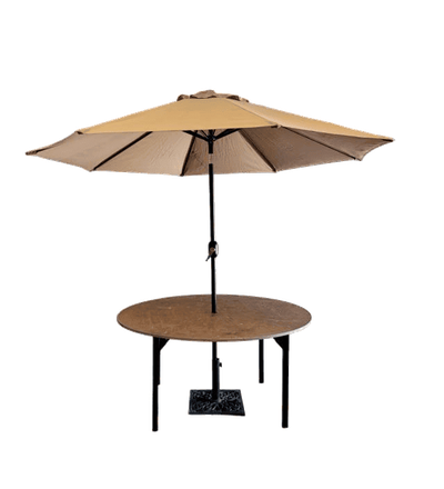 Table 60 inch Round with Umbrella