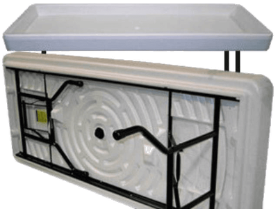 Table 6ft Fill-N-Chill White