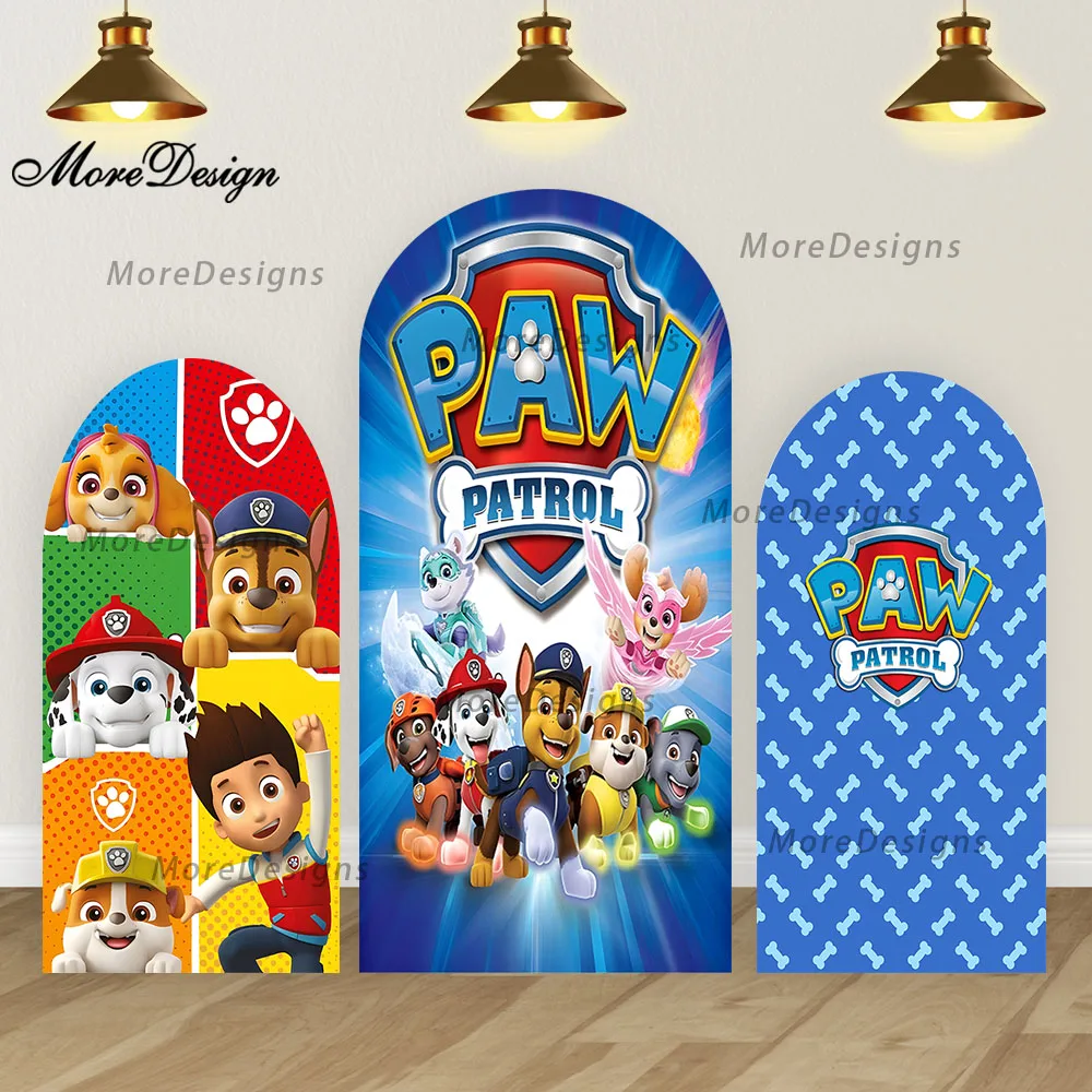 Rescue Pups Arch Photo Backdrop Baby Shower Decora