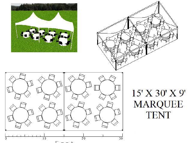 High Peak Tent 15x30