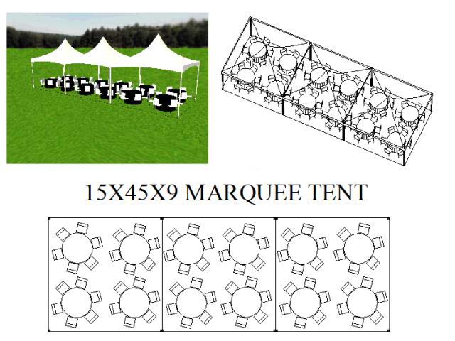High Peak Tent 15x45