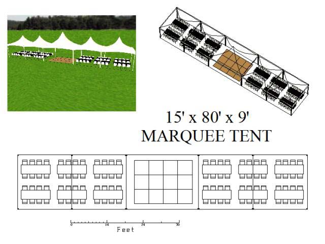 High Peak Tent 15x80
